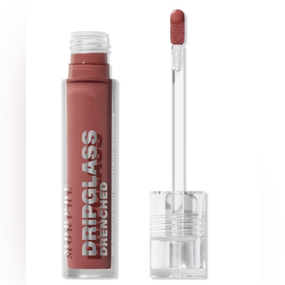 NWT MORPHE Dripglass Drenched High Pigment Lip Gloss – DEEP BRICK